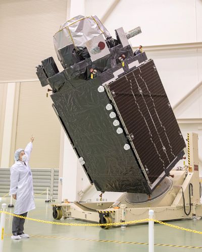 みちびき2号機の機体公開｜みちびき開発の歴史｜みちびき（準天頂衛星