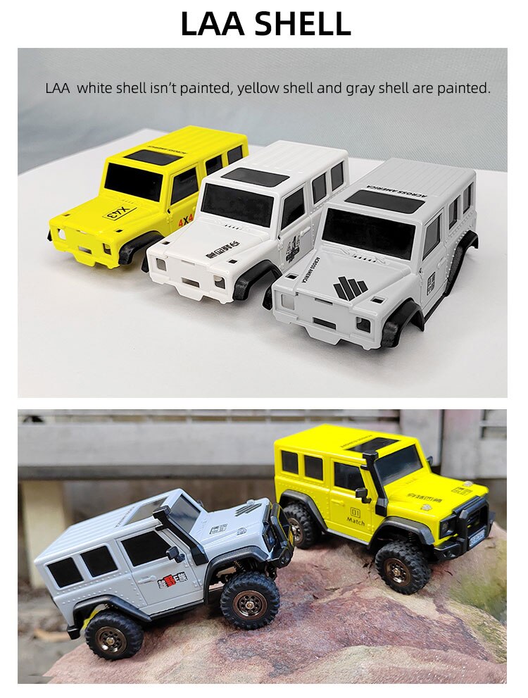 ミニ】1/43スケールのミニRCクローラー 〜 LDARC X43 | Rock'n Crawler