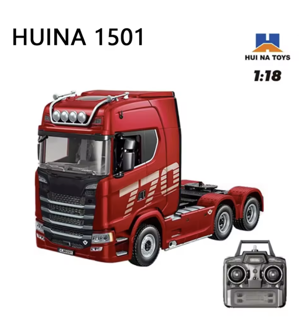 HuiNa 1501 770S 1/18 RC Truck – 19CH Remote Control Tractor, Rear
