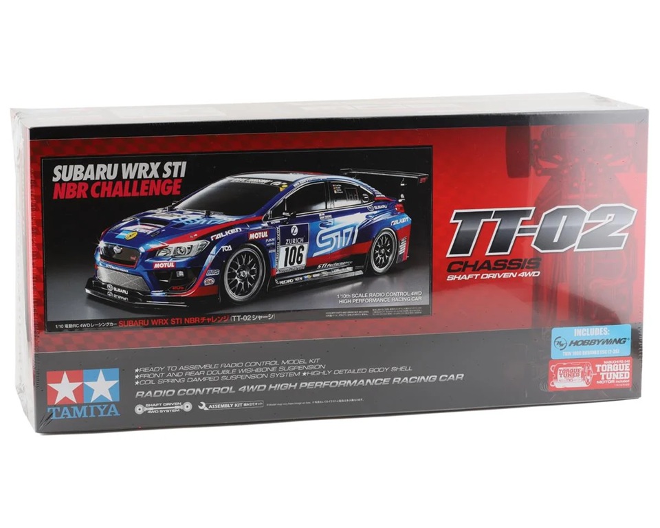 Tamiya Subaru WRX STI 24h Nurburgring 1/10 4WD Electric Touring