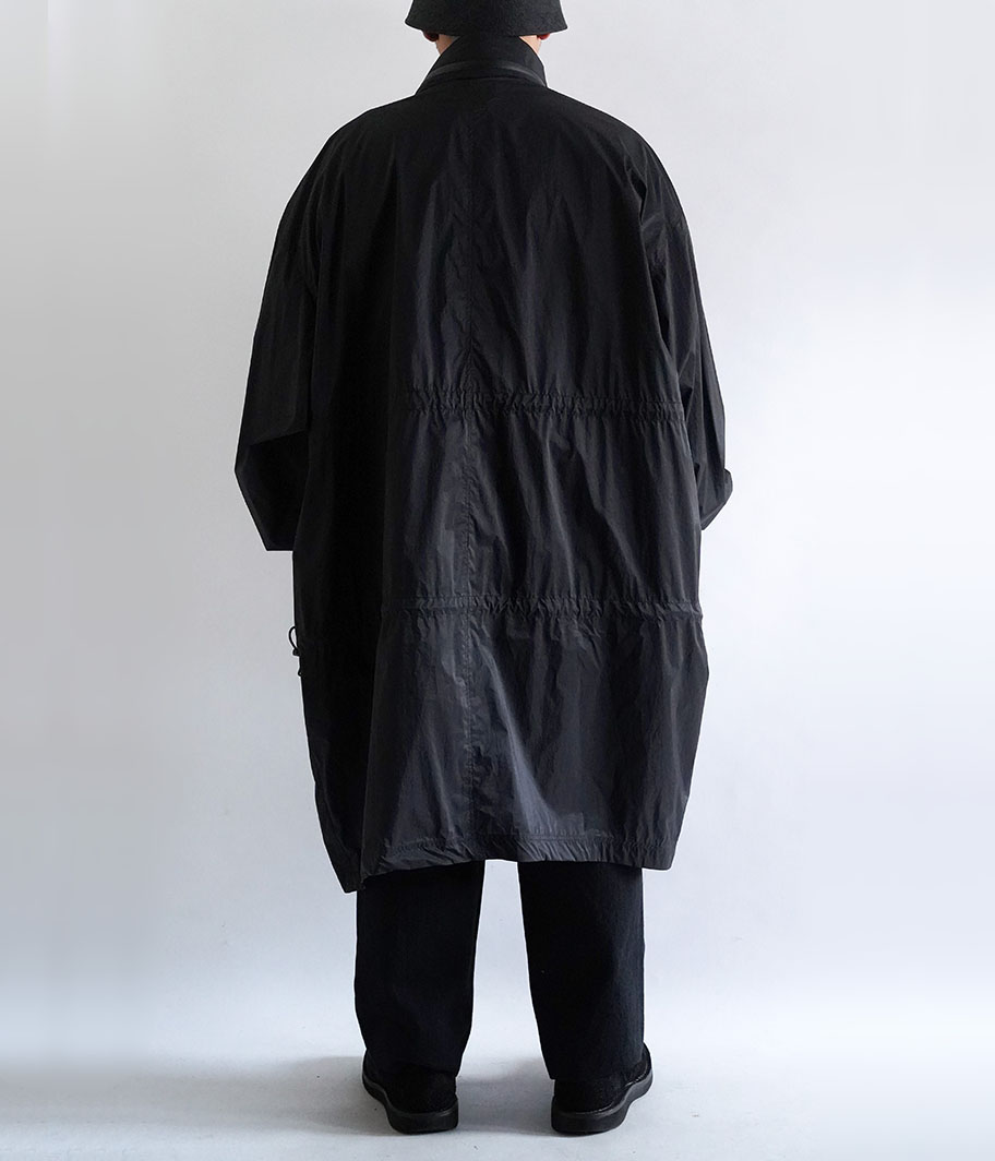 YOKE NYLON UTILITY OVER COAT [BLACK] - Fresh Service NECESSARY or
