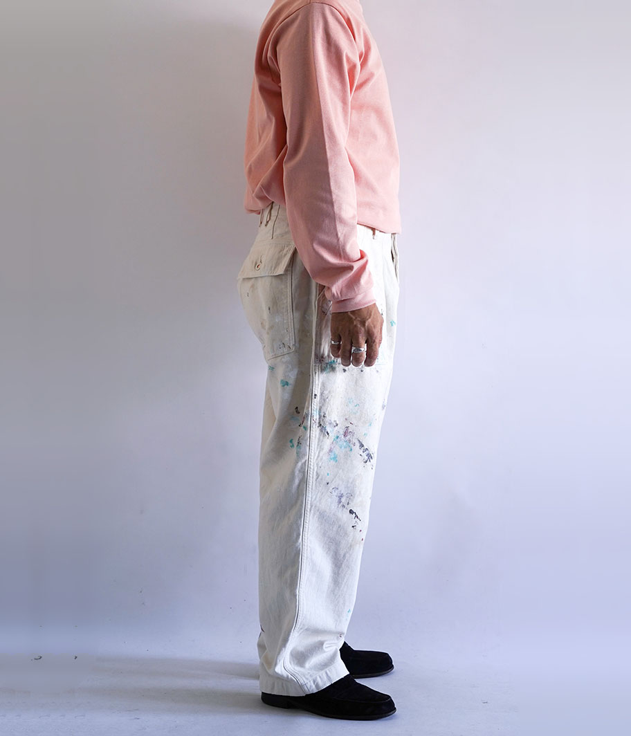HERILL Backsatin splash Utilitypants [NATURAL] - Fresh Service