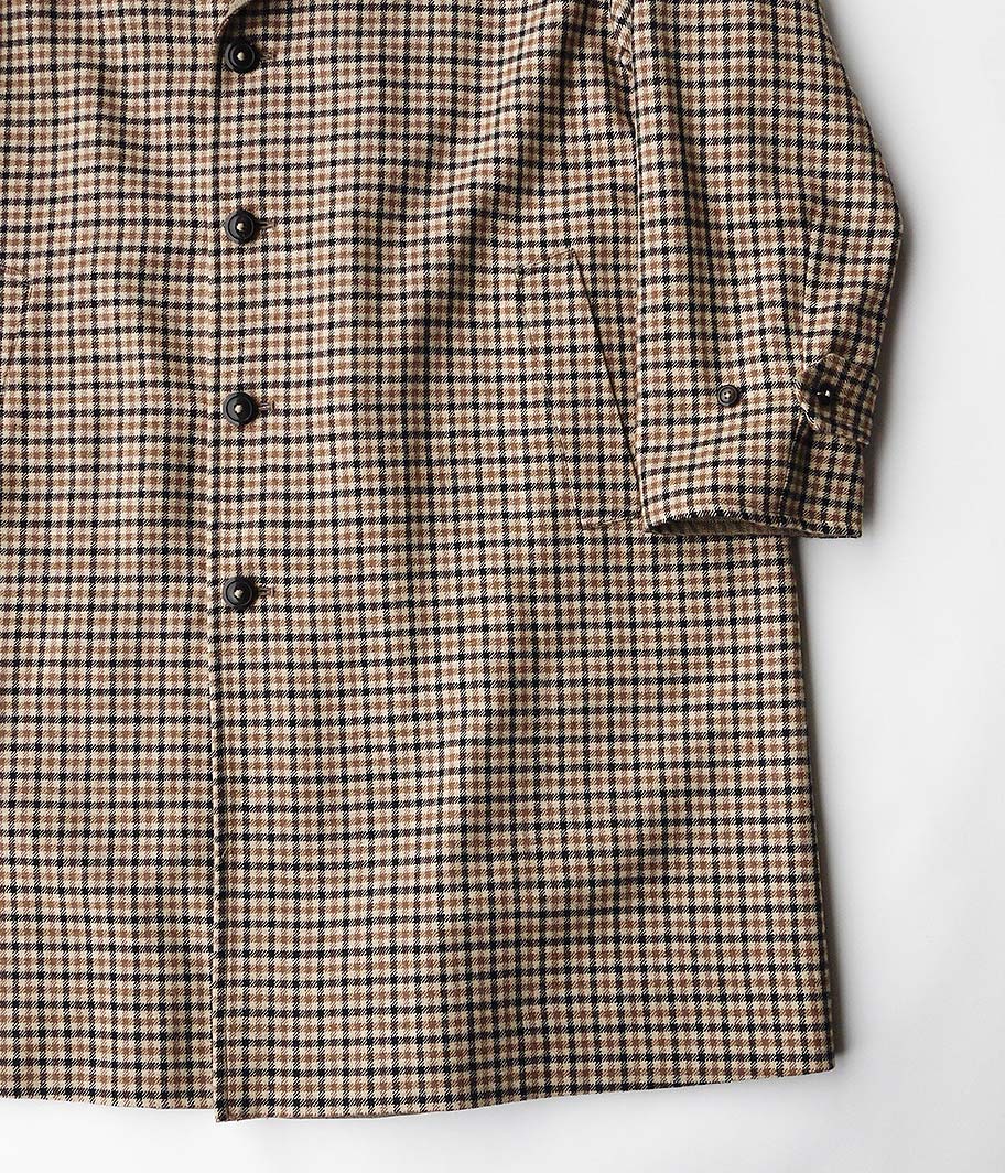 KAPTAIN SUNSHINE Reversible Chesterfield Coat [BROWN GUNCLUB