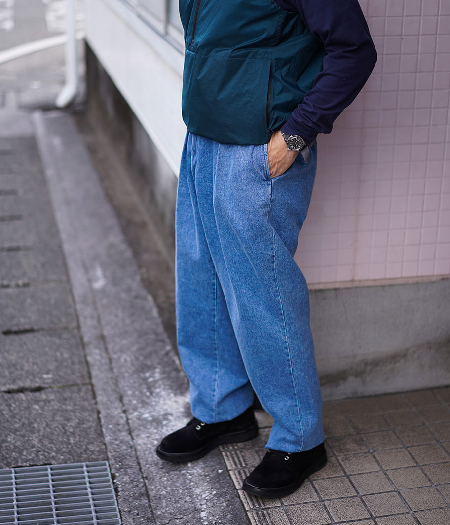 NEAT NEAT Chino Sea Island Cotton Denim [BLUE] - Fresh Service