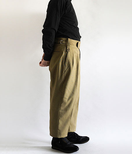 NEAT HOPSACK / BELTLESS [BEIGE] - Fresh Service NECESSARY or