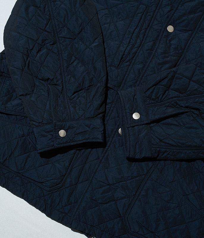 ANCELLM NYLON QUILTING JACKET [NAVY] - Fresh Service NECESSARY or