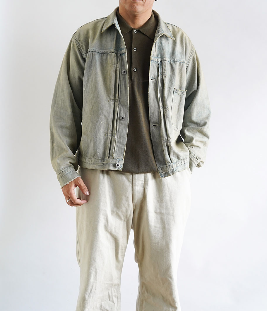 A.PRESSE 1st Type Denim Jacket [BLEACH] - Fresh Service NECESSARY