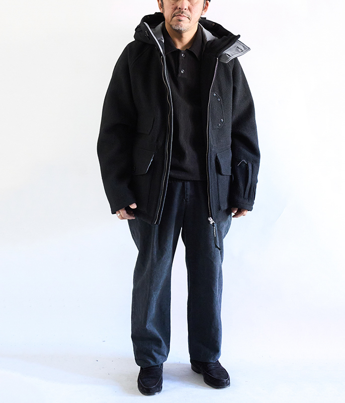 C.P. Company C.P. Duffel Mille Jacket [BLACK] - Fresh Service