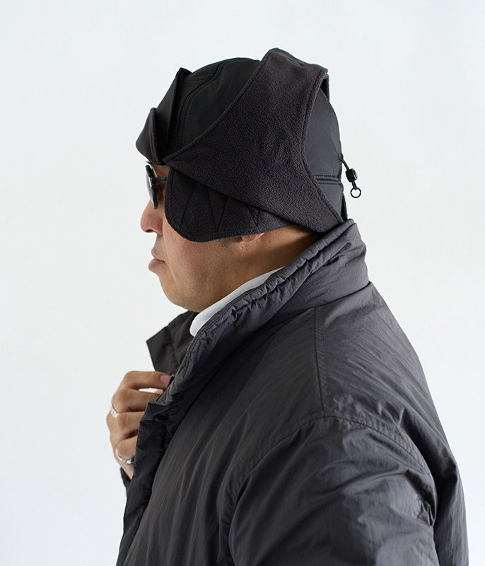DAIWA PIER 39 TECH FLEECE FLIGHT CAP [BLACK] - Fresh Service