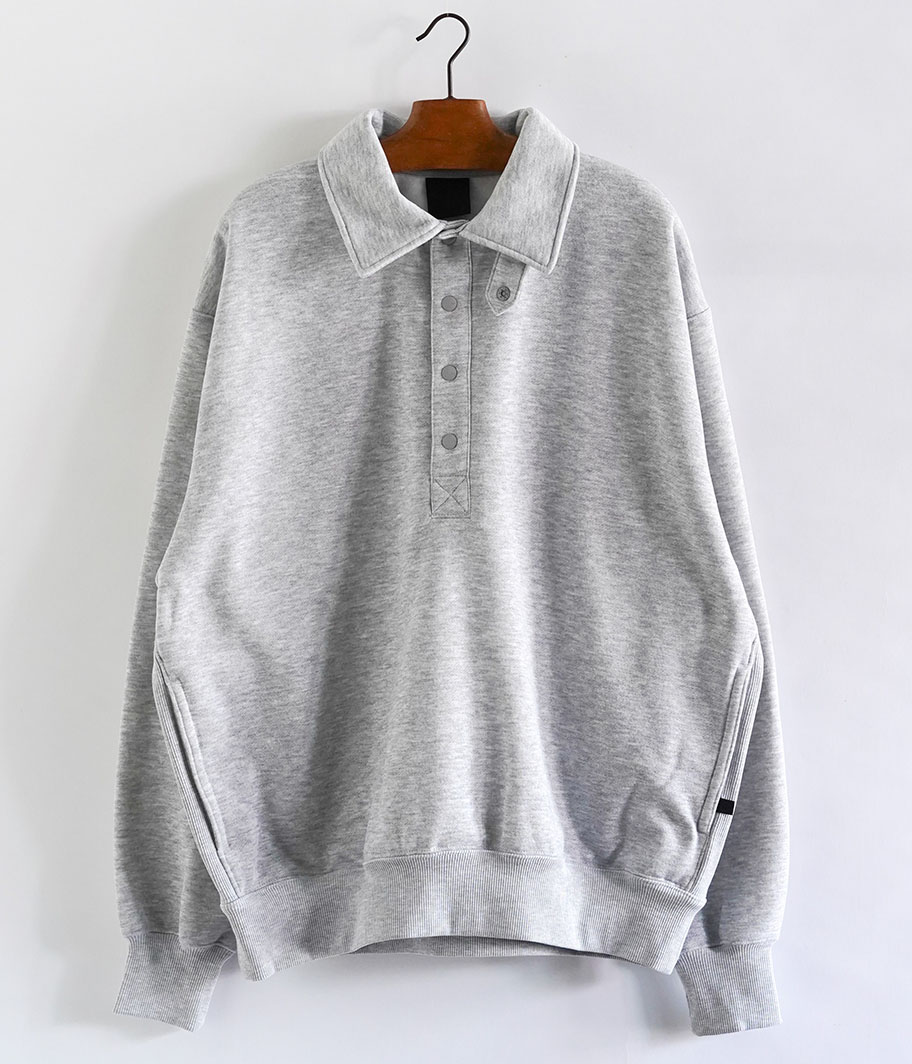 DAIWA PIER 39 TECH SWEAT SNAP PULLOVER [TOP GRAY] - Fresh Service