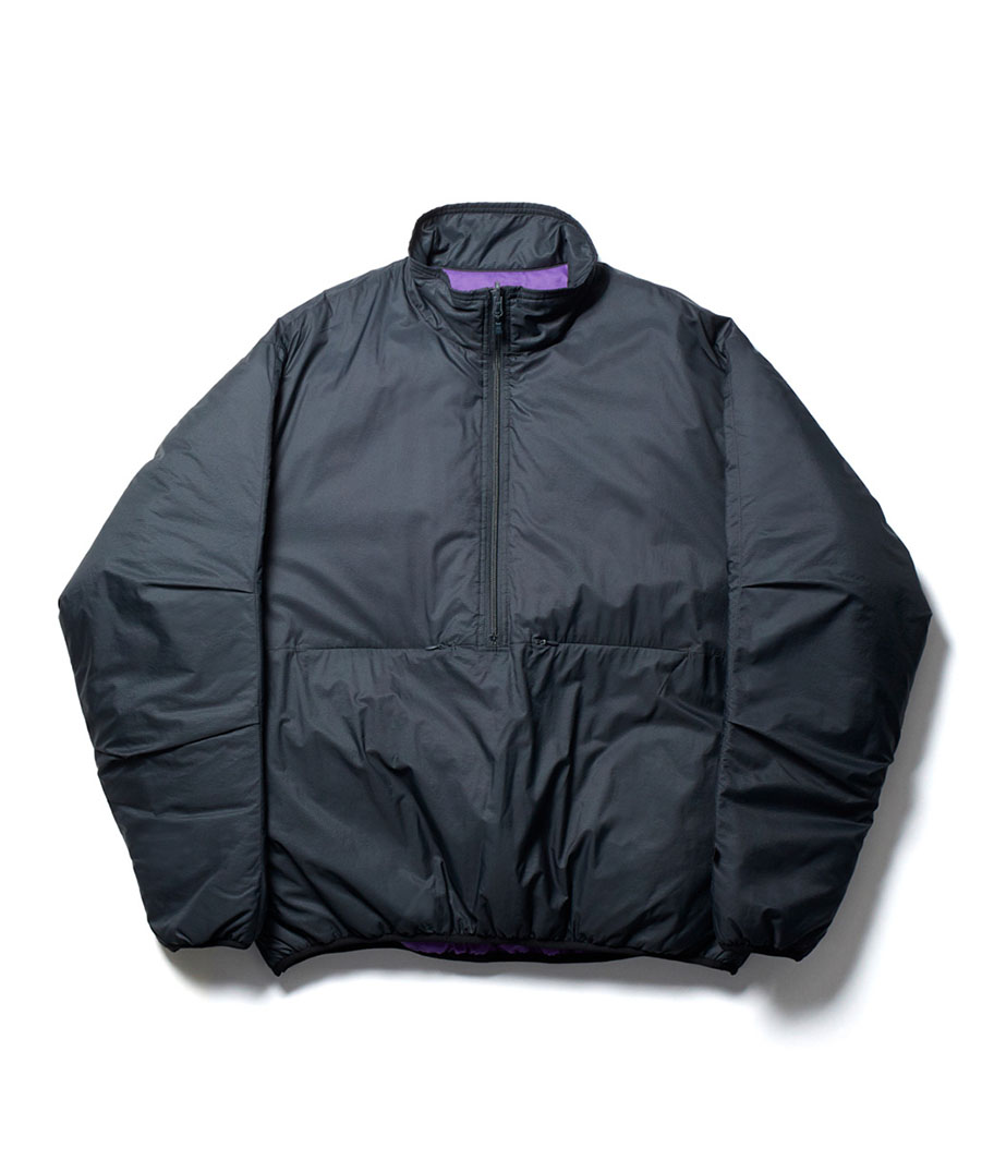 DAIWA PIER 39 TECH REVERSIBLE PULLOVER PUFF JACKET [CHARCOAL GRAY