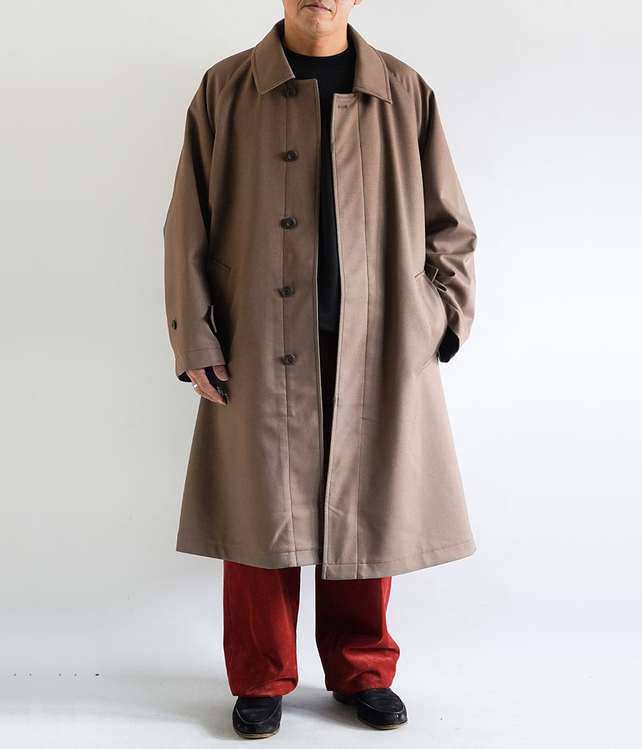 Fresh Service DOWN FABRIC BAL COLLAR COAT [BROWN] - Fresh Service