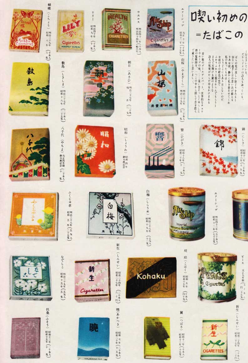 昭和初期 タバコ箱コレクション 昭和初期 タバコ箱コレクション