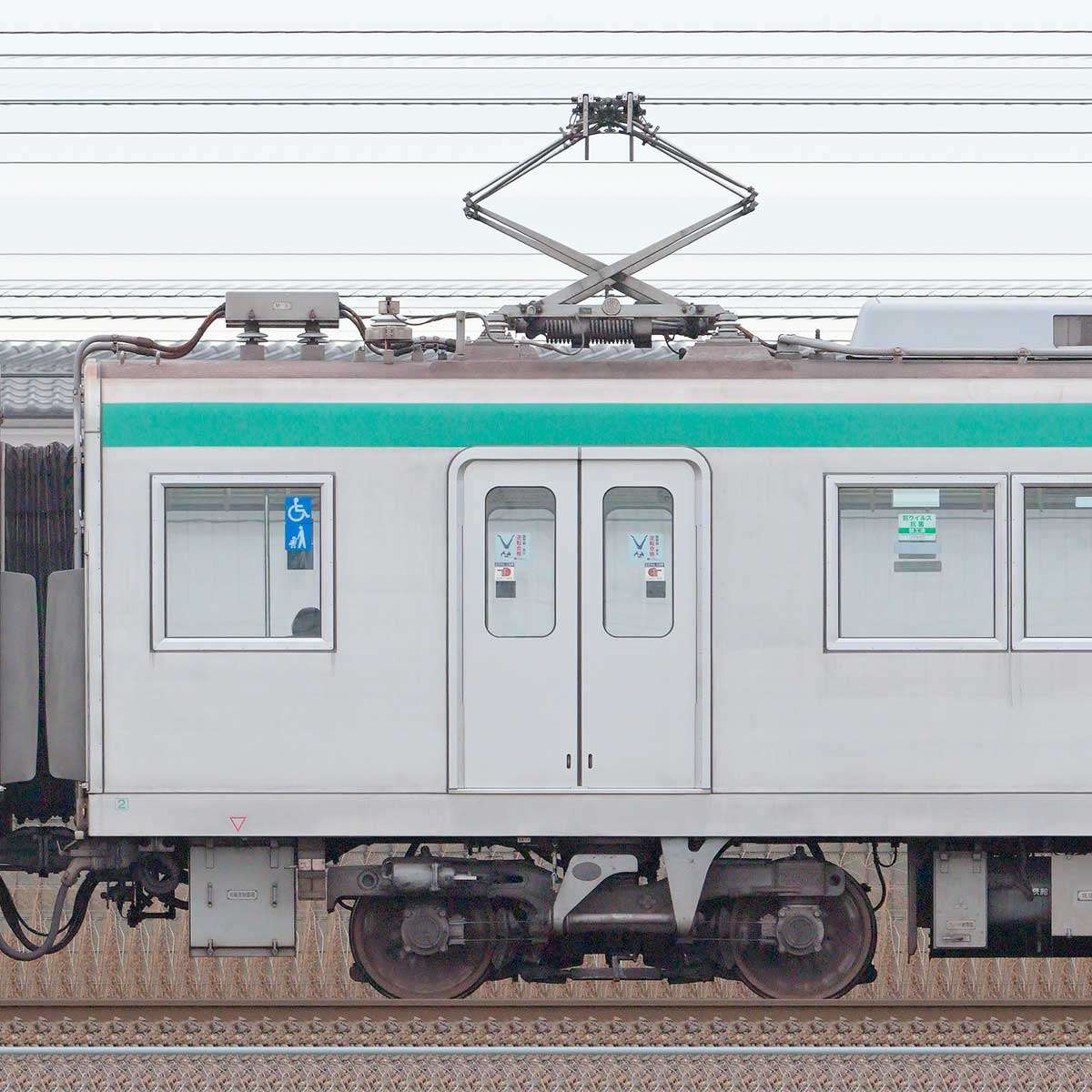 京都市営地下鉄10系側面方向幕(ロール) 京都市営地下鉄10系側面方向幕