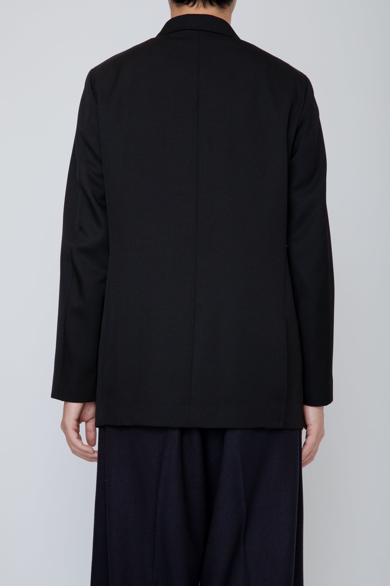 DOUBLE BREASTED JACKET/BLACK – RAINMAKER KYOTO