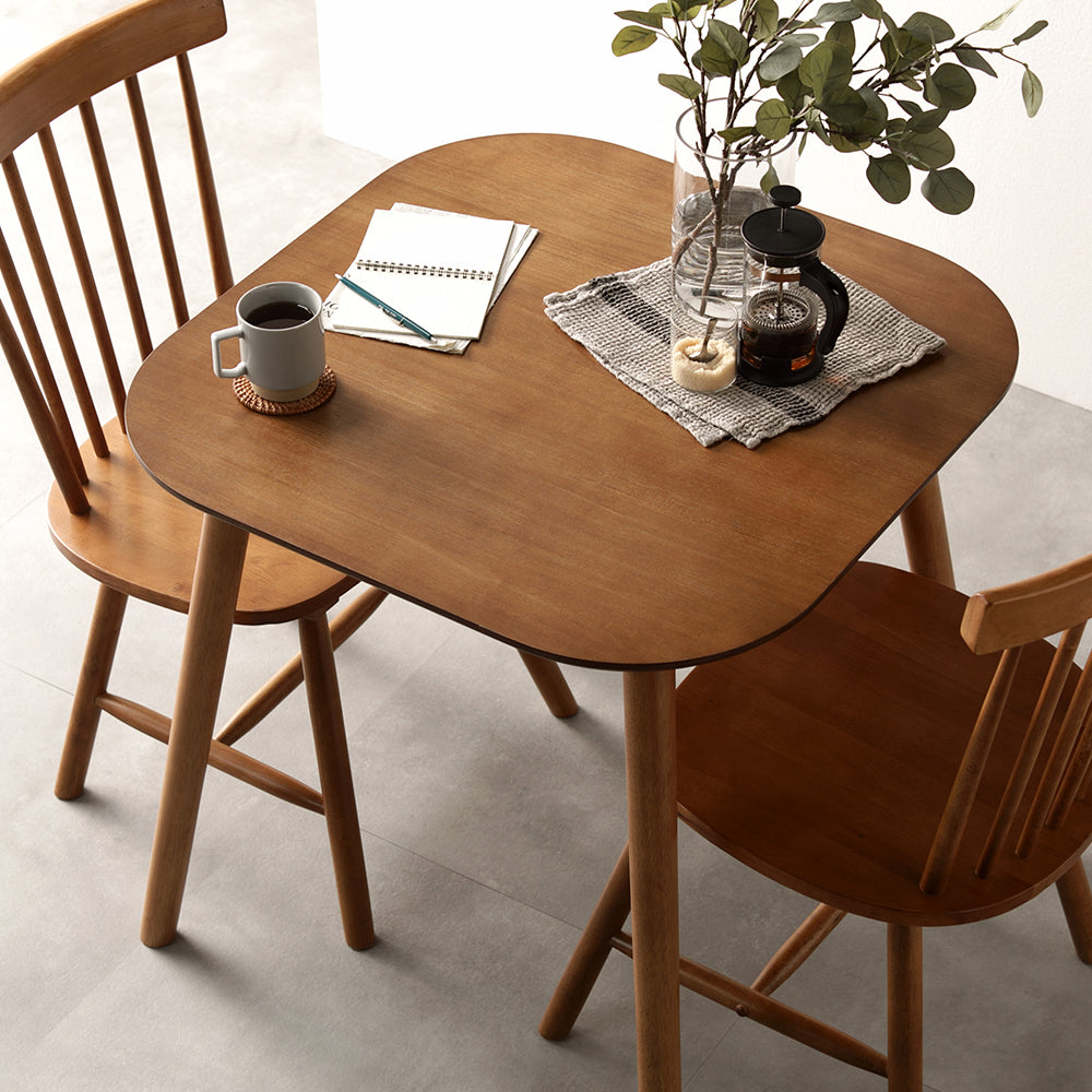 天然木 ダイニングテーブル 正方形75×75cm/長方形120cm×75cm 単品/北欧