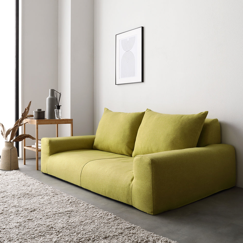 日本製 フロアこたつソファ（2人掛け）/シンプルモダンなフロアソファ