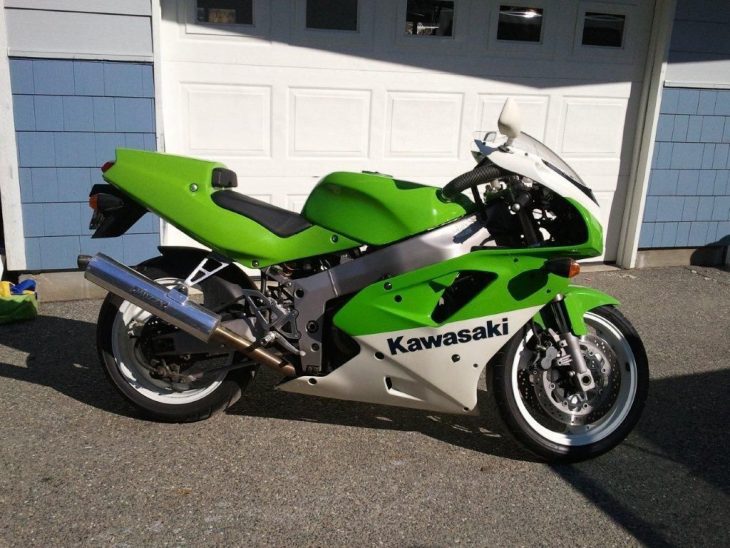 Green Machine: 1991 Kawasaki ZX7R-K - Rare SportBikesForSale