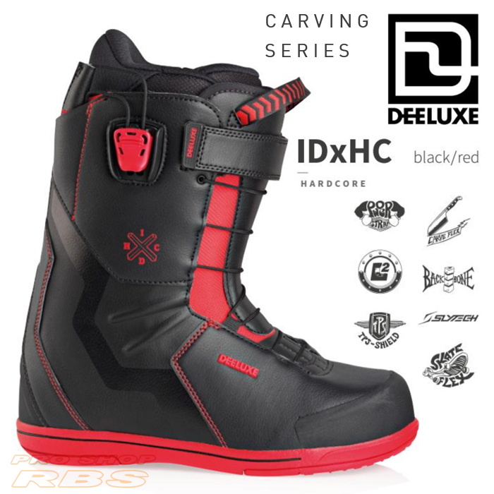 18-19 DEELUXE IDxHC BLACK/RED【デーラックス 】【18-19 スノーボード