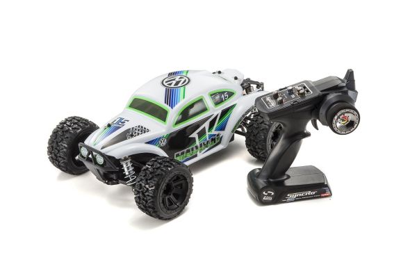 マッドバグVE カラータイプT1: ホワイト 1/10 EP 4WD レディセット