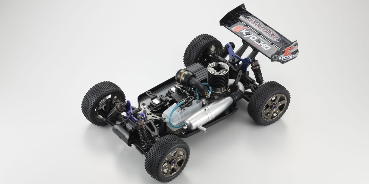 美品！京商 Inferno Neo 1/8GP レディセット【動作確認メンテ済