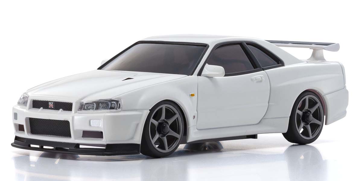 ミニッツAWD 日産 スカイライン GT-R R34 V.specⅡ ニュル ホワイト