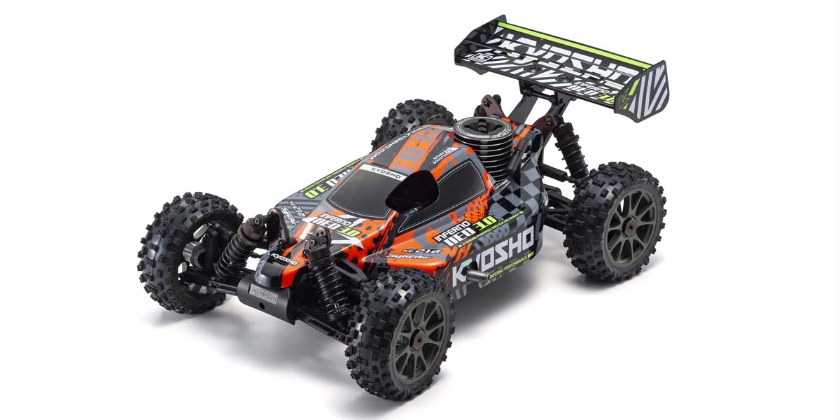 1/8スケール ラジオコントロール 21エンジン 4WDレーシングバギー