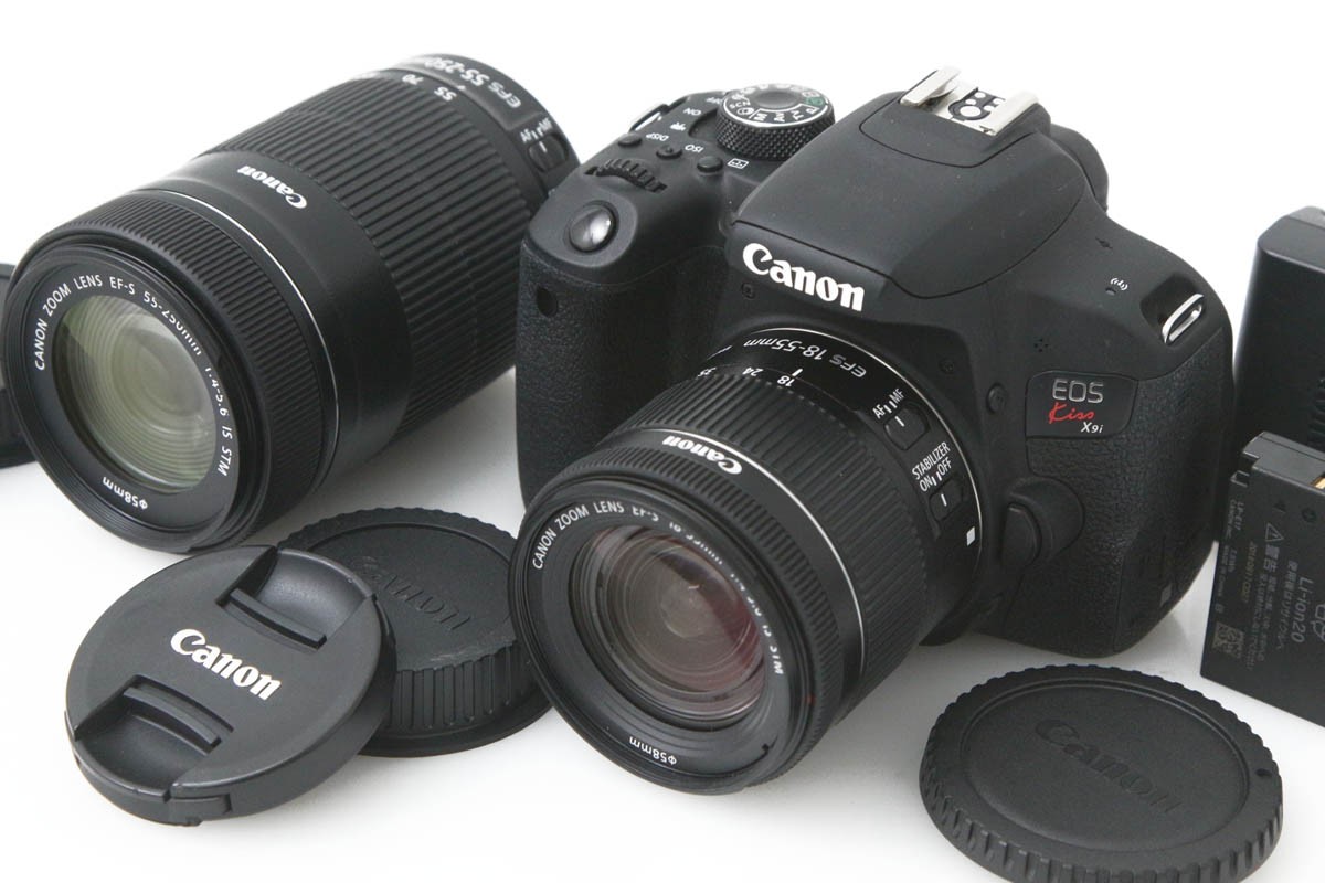 一眼レフカメラ/Canon EOS Kiss X9標準&望遠ダブルレンズセット CANON
