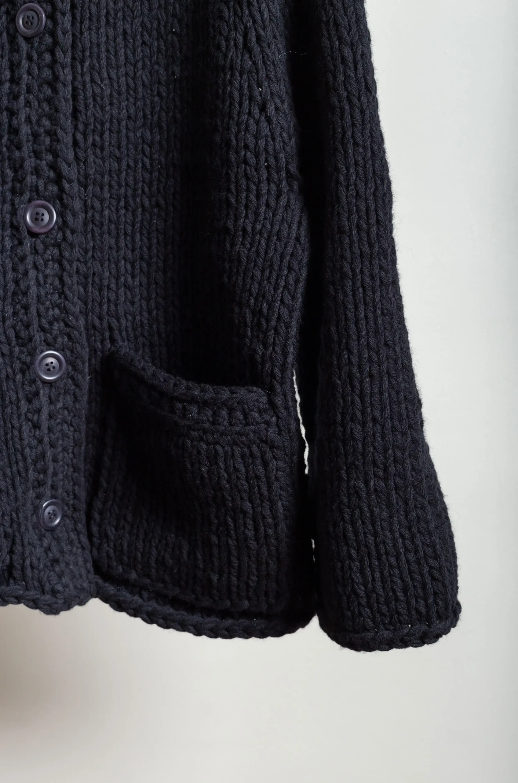 Casey Casey - Cardigan SO Wool Black - Rendez-vous Store