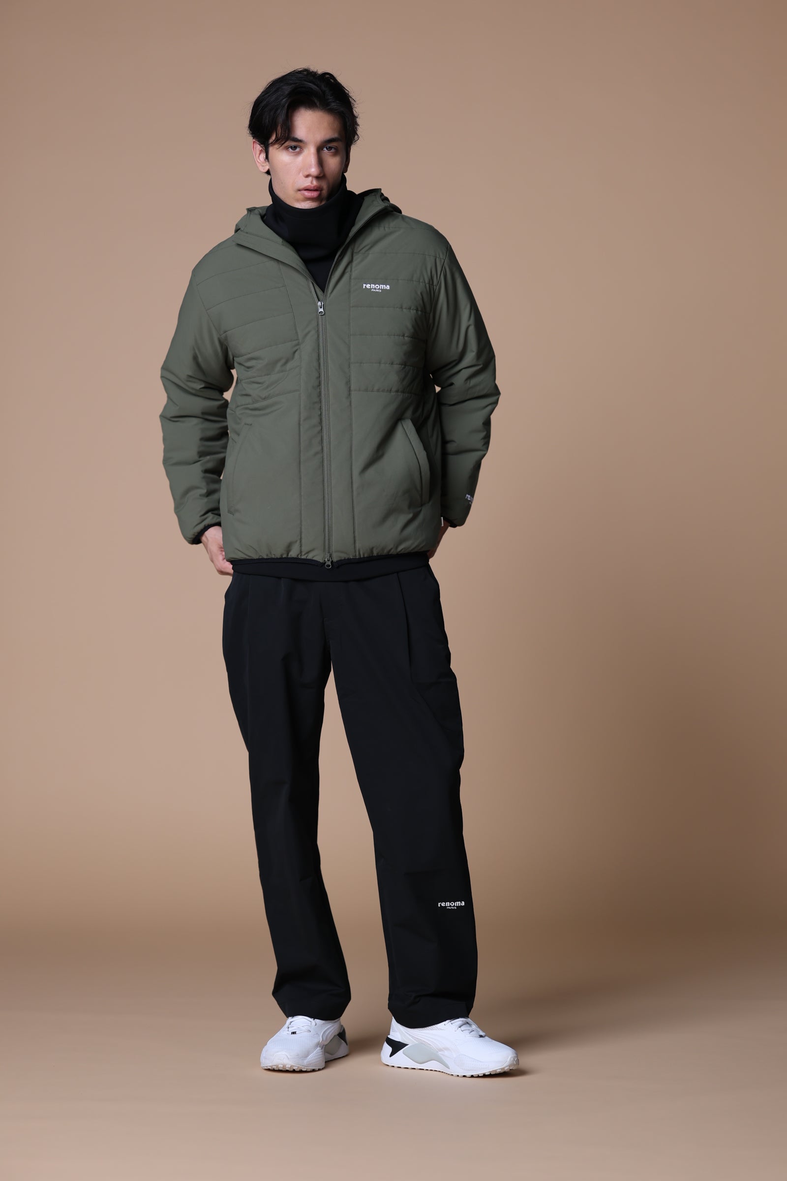 メンズウェア RENOMA GOLF BASIC STRETCH TWO-TUCK PT BASIC STRETCH