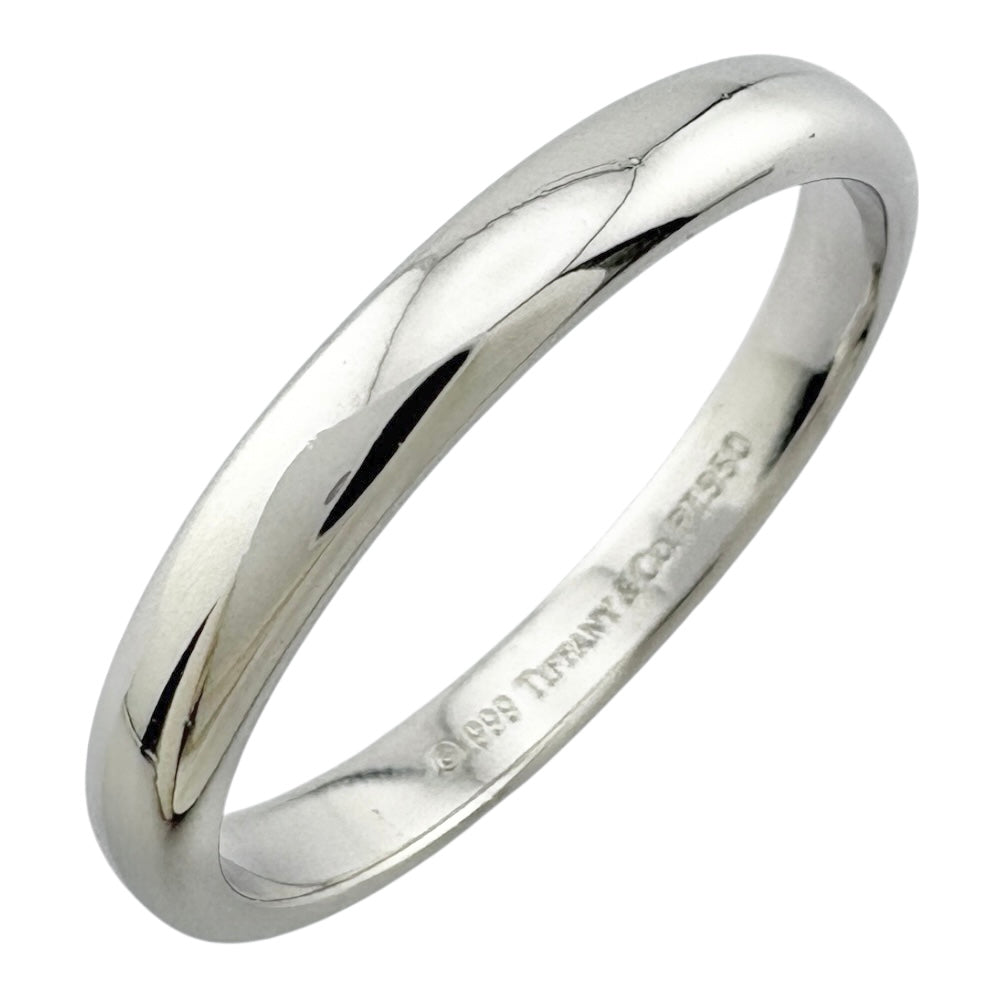 TIFFANY&Co. ティファニー クラシックバンド リング 指輪 18.5号 Pt950