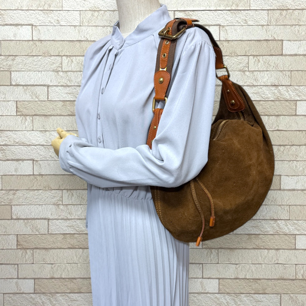LOUIS VUITTON ルイヴィトン オナタGM モノグラムスエード ショルダー