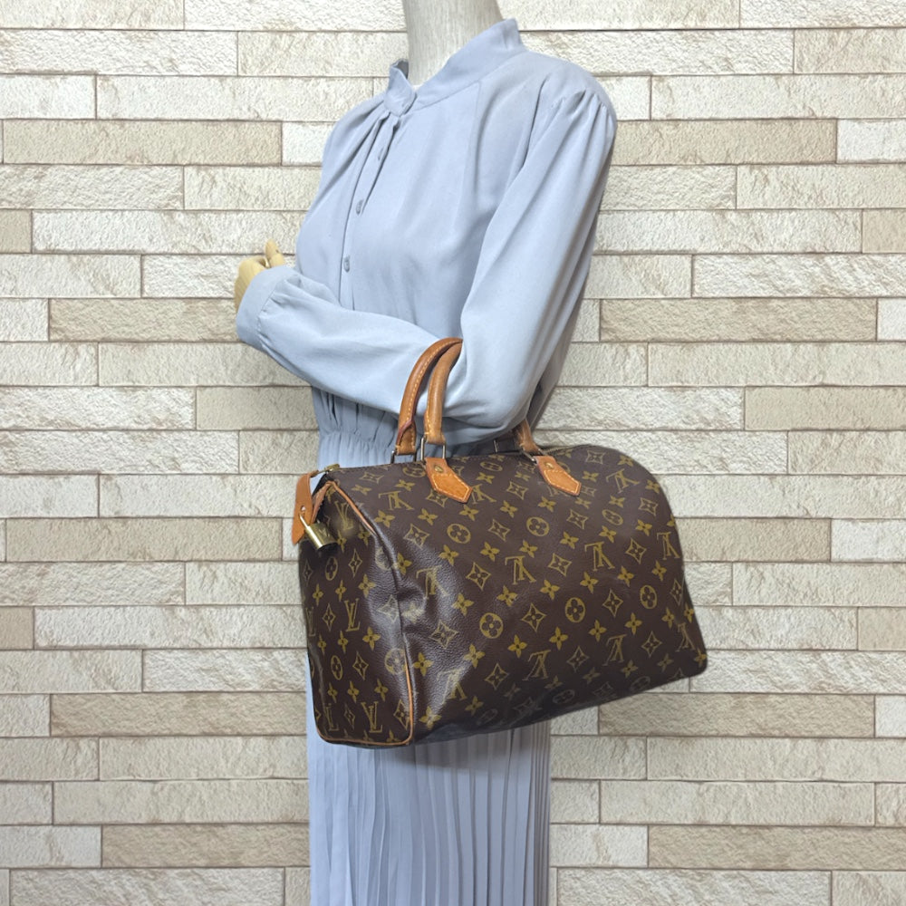 LOUIS VUITTON ルイヴィトン スピーディ30 モノグラム ハンドバッグ