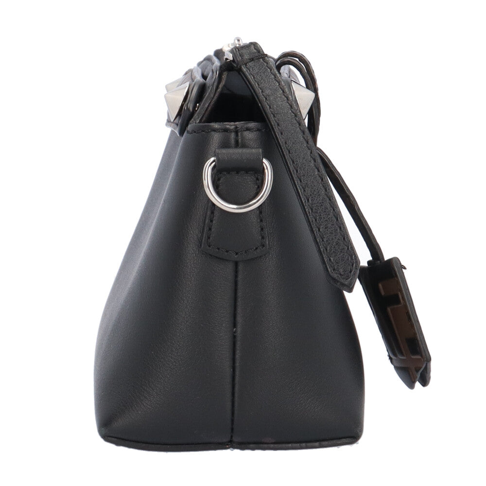 FENDI フェンディ バイザウェイミニ ショルダーバッグ レザー ブラック