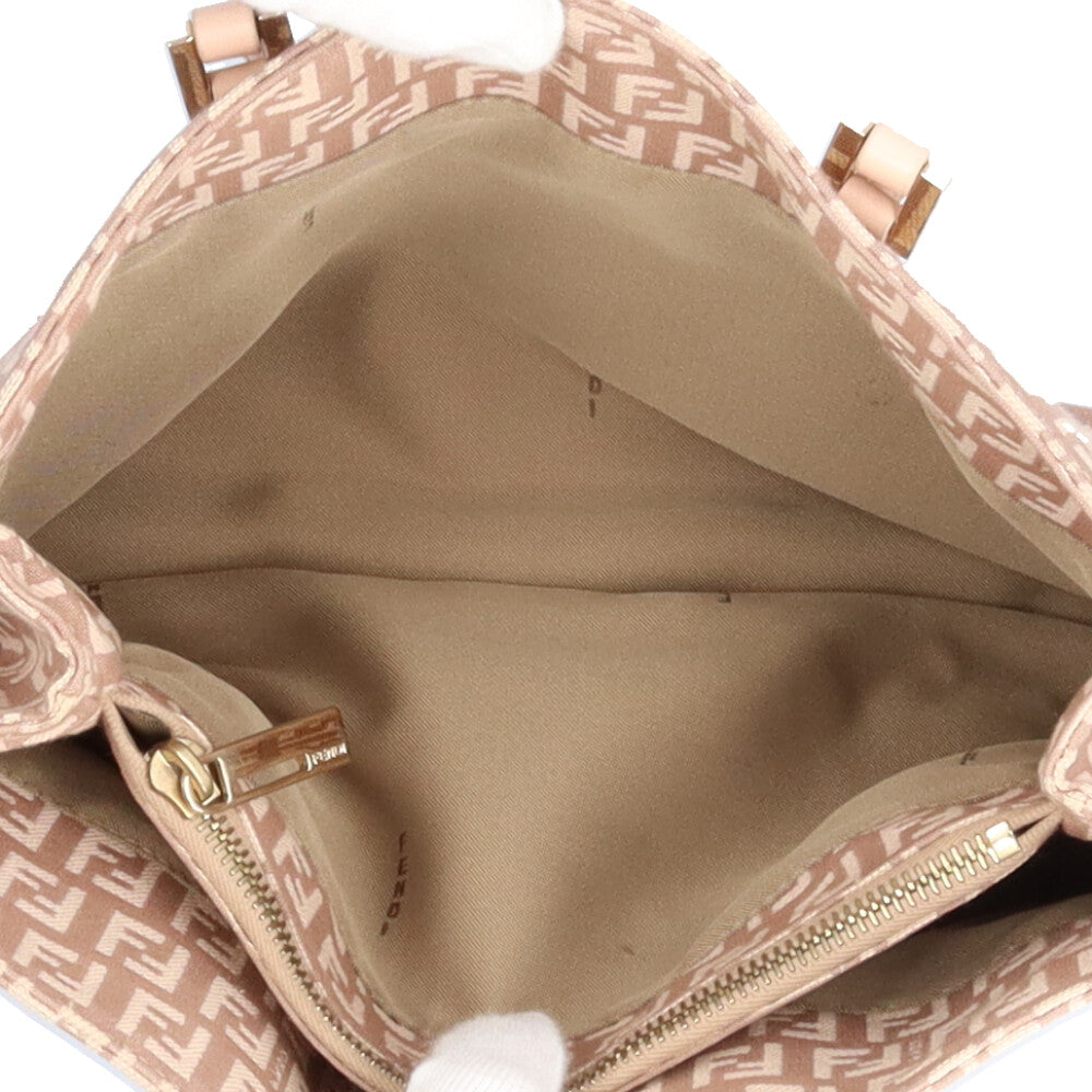 FENDI フェンディ ズッキーノ トートバッグ キャンバス ピンク