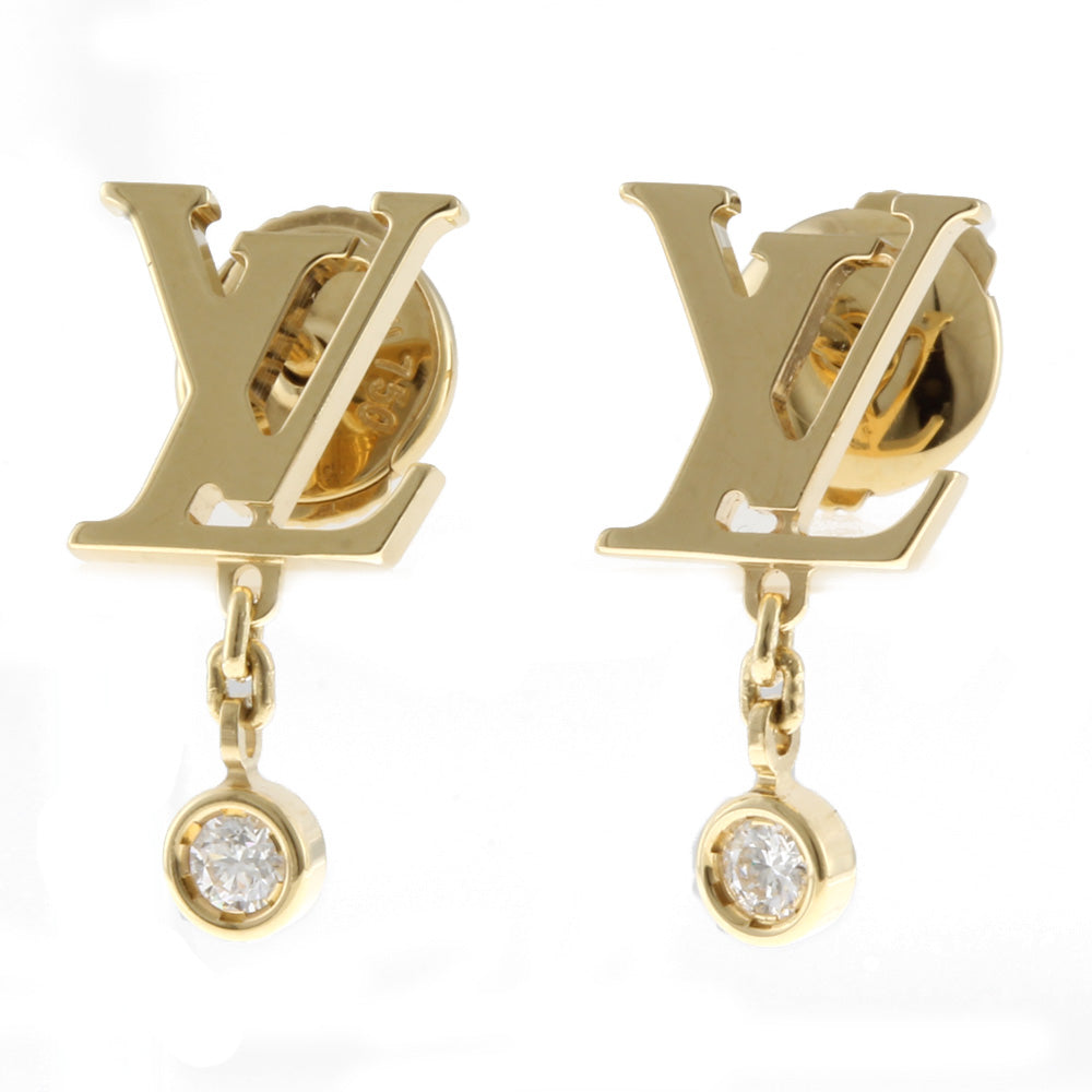 Louis Vuitton LOUIS VUITTON Puissi D'ir Blossom Earrings 18K K18