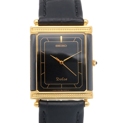 SEIKO Dolce Watch K14 Yellow Gold 7741-5070 Quartz Men's 1 Year