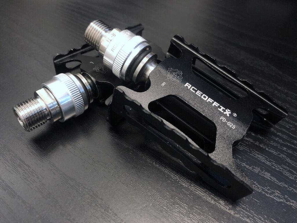 Aceoffix 超軽量QRペダルの弱点は アダプター | re:codec blog