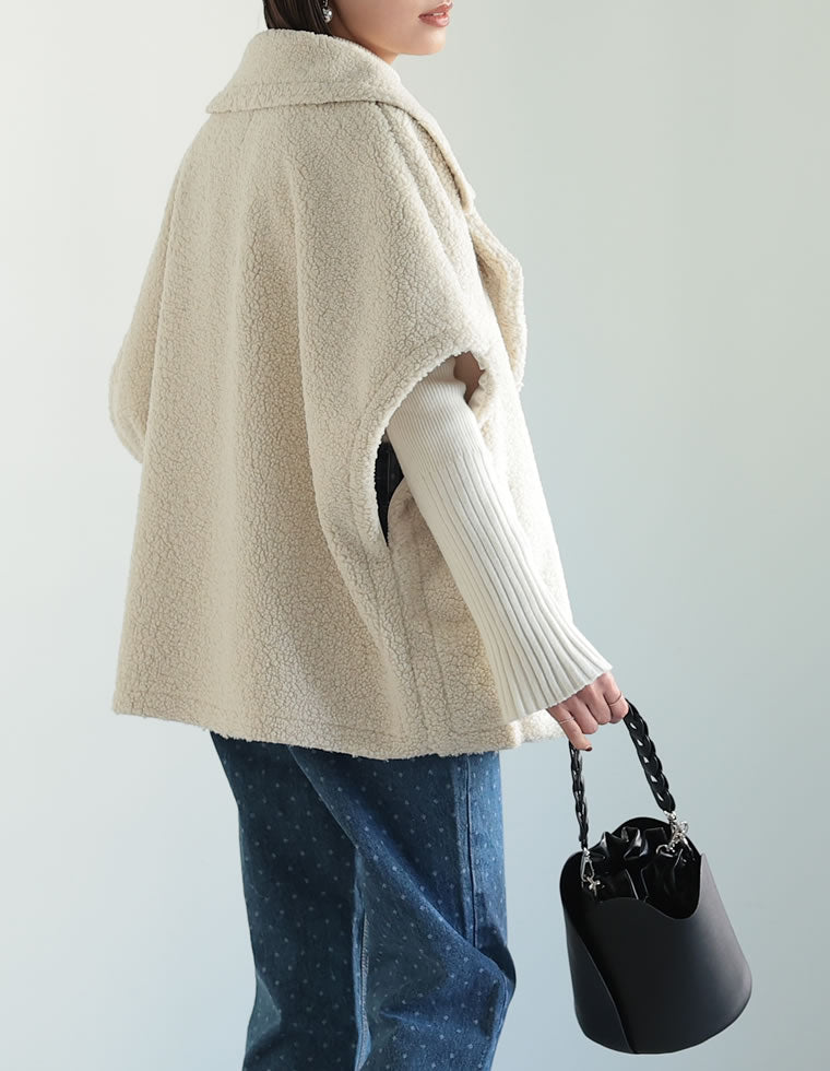 テディボアポンチョジャケット - ジャケット/アウター通販 | 人気