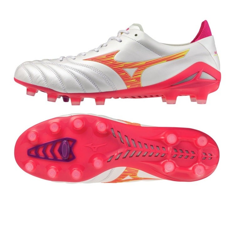 MIZUNO ミズノ モレリア ネオ IV JAPAN スーパーホワイトパール×ピンク