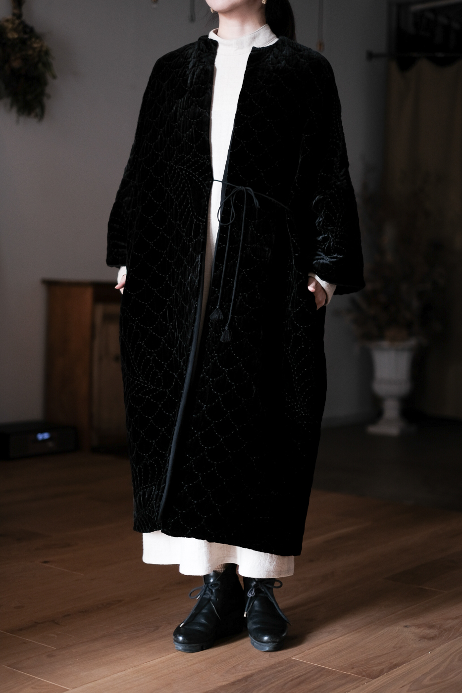 Permanent TOWAVASE ROBE col.black | Re;li