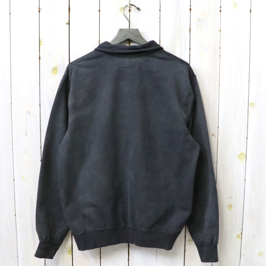 Double RL : FRENCH TERRY QUARTER ZIP PULLOVER (BLACK) – Reggieshop