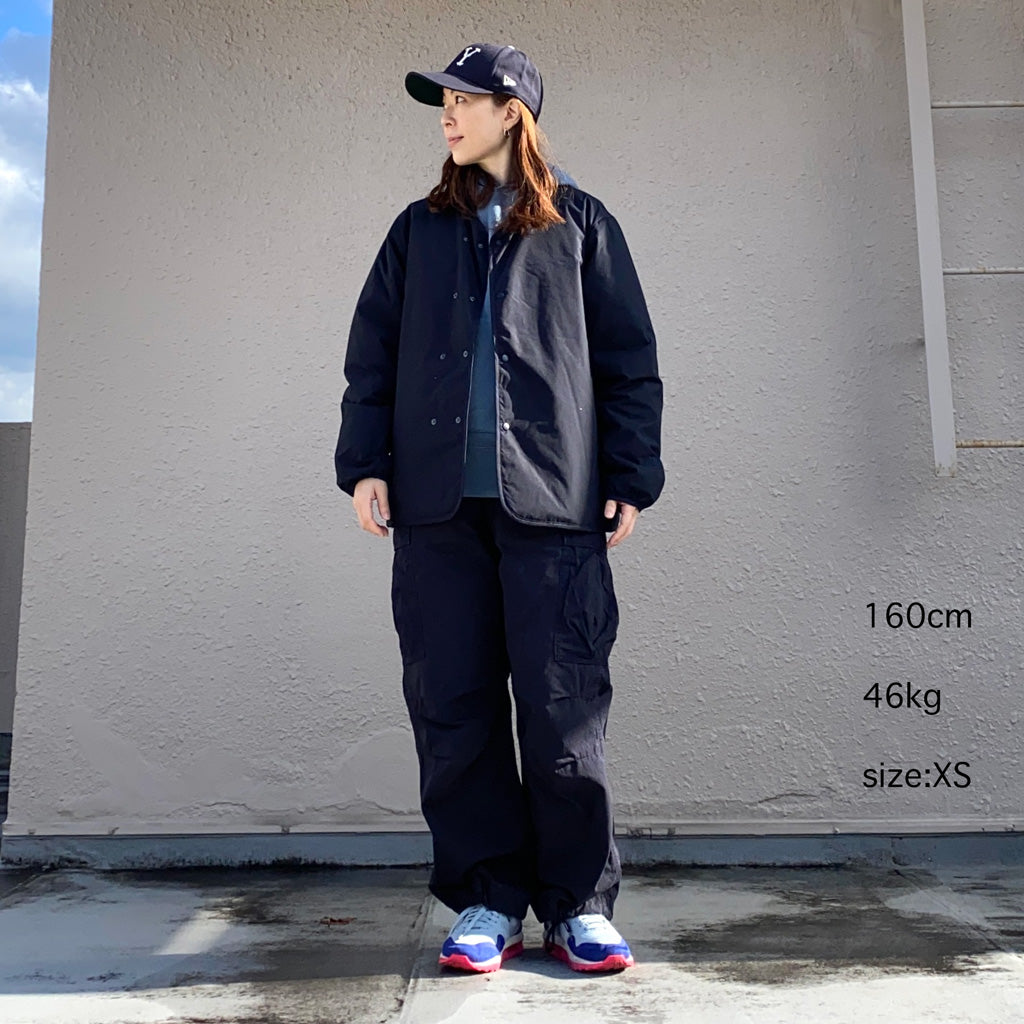 nanamica『Reversible Down Cardigan』(Navy) – Reggieshop