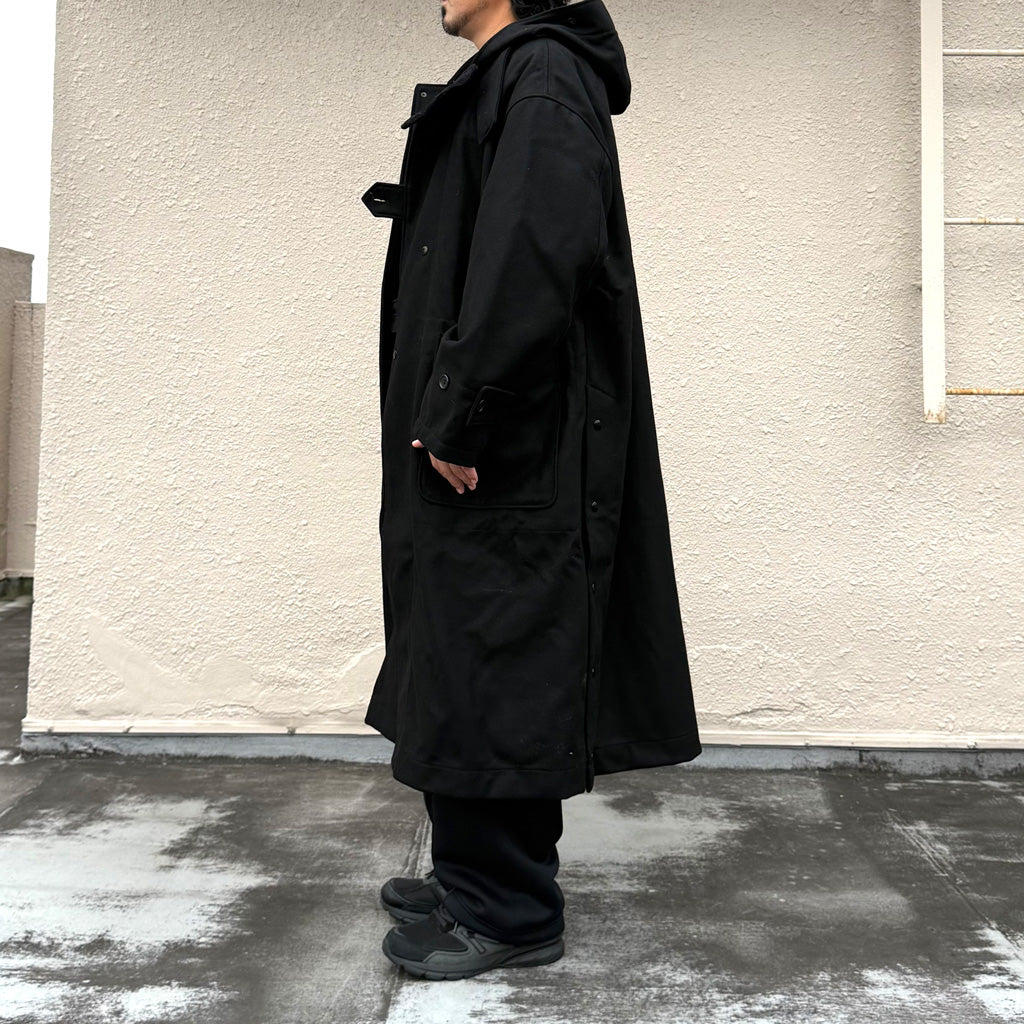 ENGINEERED GARMENTS : Duffle Coat-24oz Wool Melton (Black