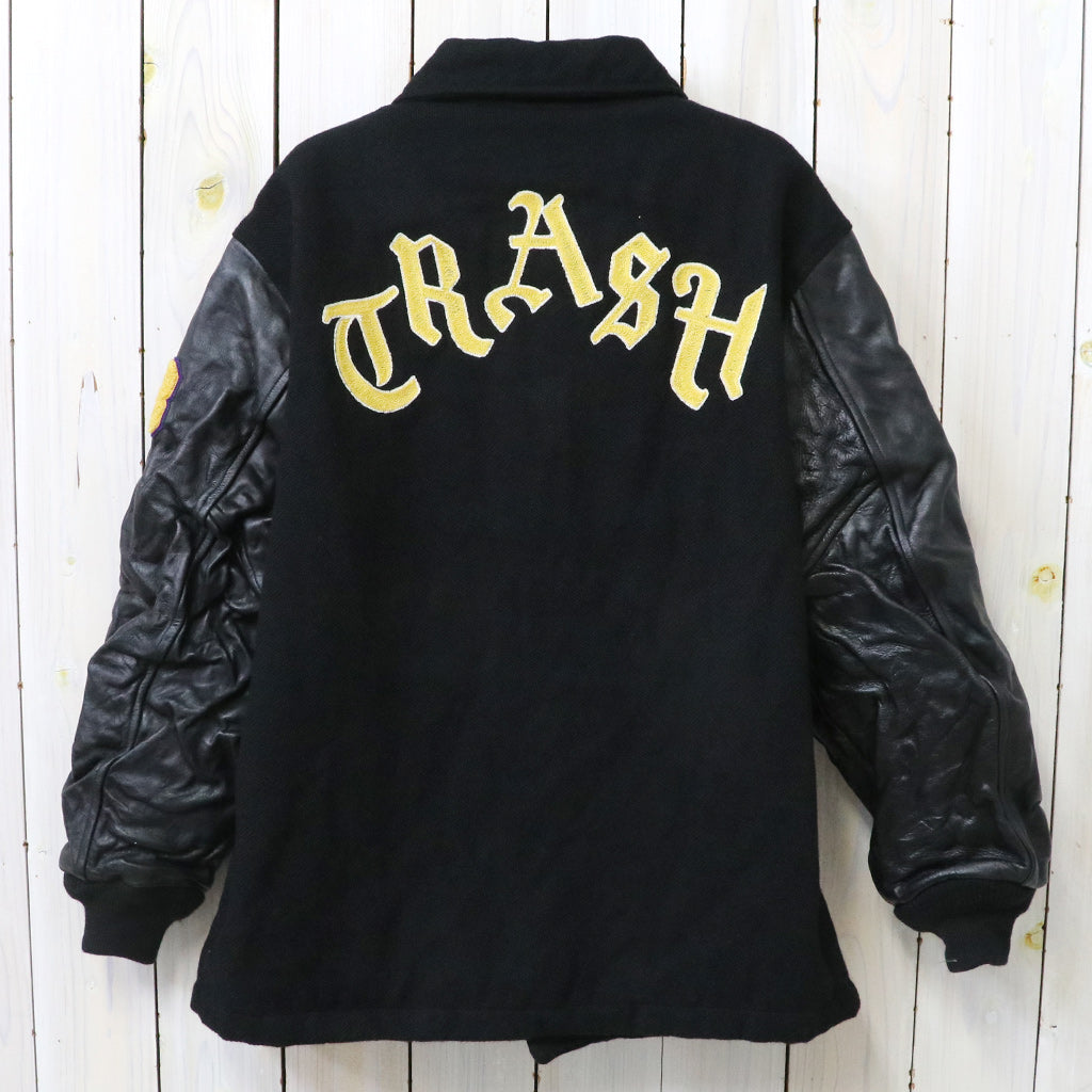 Needles (ニードルズ) : Lettered Coat-Wool Melton (Black) – Reggieshop