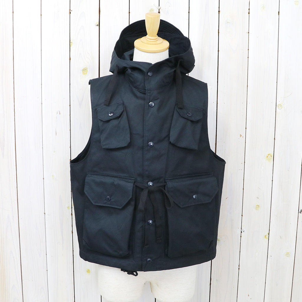 ENGINEERED GARMENTS : Field Vest-Cotton Ventile Twill (Dk.Navy
