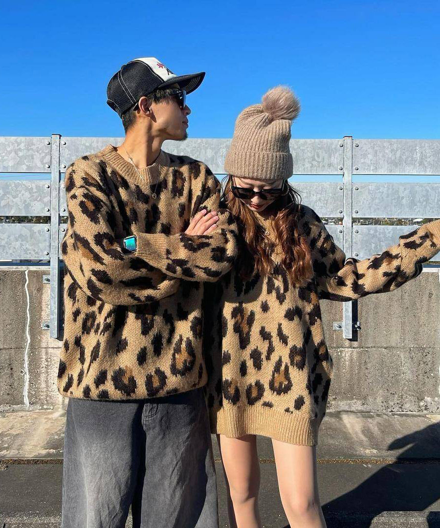 モヘアタッチレオパードニット – REGIEVO