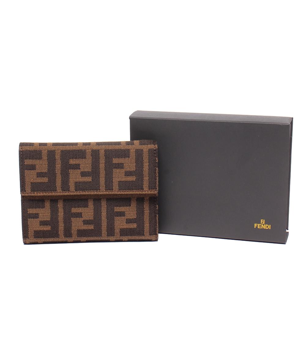 FENDI 三つ折り財布 ズッカ レディース メンズ フェンディ – Rehello