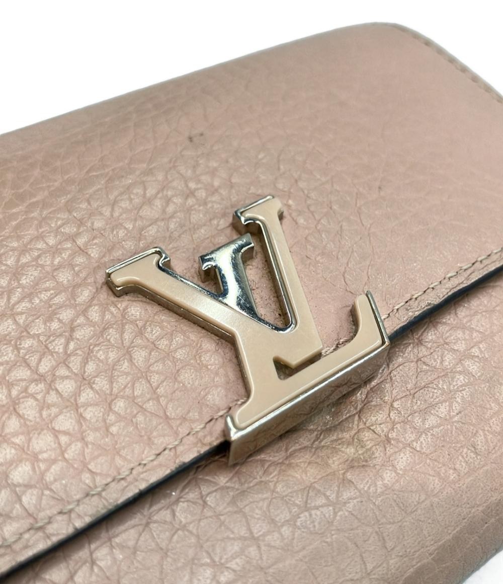 LOUIS VUITTON 三つ折り財布 ポルトフォイユ カプシーヌ コンパクト