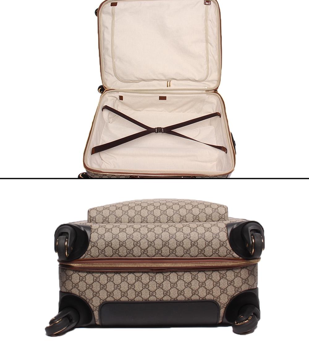 美品 GUCCI キャリーケース GGスプリーム 429038 525040 メンズ